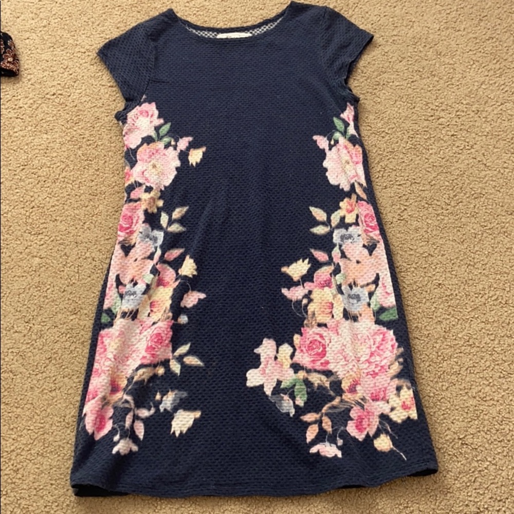 Abercrombie blue floral dress